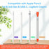 Digiroot Upgraded Replacement Tip for Apple Pencil 1st/2nd Gen/USB-C&Logitech Crayon, 0.72mm No Wear Out Fine Point Precise Control Pen Like Nibs ...