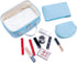 3 Pcs Makeup Bag Clear Travel Toiletry Bags TSA Approved Cosmetic Pouch for Girls Women Waterproof Portable Case (Blue)......