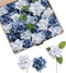 Ling's Moment Flowers 25pcs Fake Gardenia Blue Flowers Artificial Flowers with Stem, Fake Flowers for DIY Wedding Decorations Centerpieces Bouquet...