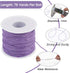 2pcs Waxed Cotton Cord 1mm x 76 Yards, Wax String for Bracelet Making, Waxed Thread Beading Thread for Jewelry Making, Necklace, Beads, DIY Crafts...