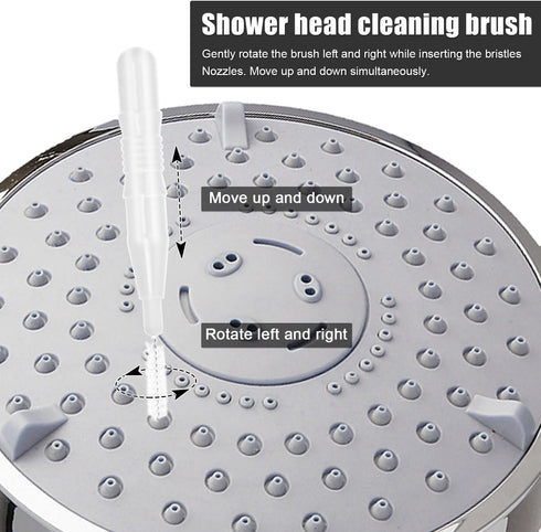20pcs Shower Head Cleaning Tool, Shower Head Cleaning Brush Shower Nozzle Cleaning Brushes Small Hole Cleaner Supply Gap Hole Anti-Clogging Cleani...