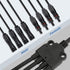 Ansxiy Solar Y Branch Connectors 1 to 4, Solar Panel Parallel Connectors Solar Panel Adapter Cable Tool Kit (M/FFFF and F/MMMM)...