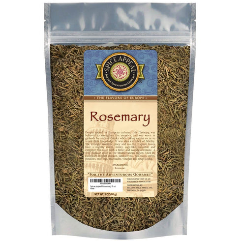 Spice Appeal Rosemary in resealable stay fresh pouch 3 oz...