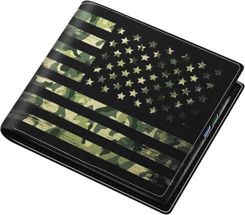 Teen Boys Cool Wallet Funny Leather Wallets Credit Id Card Cash Holder Black Rfid Blocking Zipper Cute Kawaii Aesthetic Wallets With Coin Pocket I...