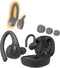 Coby True Wireless Bluetooth Earbuds | Interchangeable Ear Hooks & Tips | Sweat-Resistant |14-Hours Play Time | Drop-Proof Charging Case | Wireles...