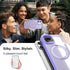 360°Rotatable Ring Magnetic Stand Case for iPhone 11 Compatible with MagSafe, Military Shockproof Protective Matte Phone Cover Case Built-in Invis...