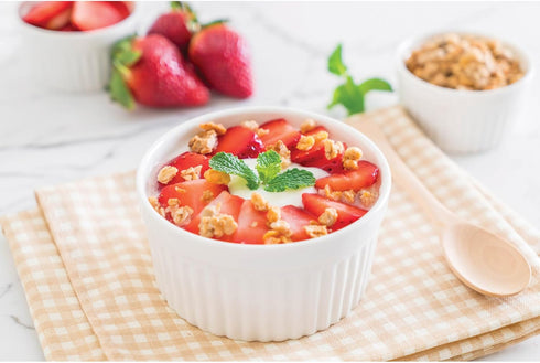 HIC Kitchen Souffle Ramekin Set, Fine Porcelain, 4-Ounce, Set of 4...
