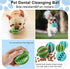 Chew Toy Balls 2pack Interactive Dog Treat Dispensing Ball Rubber Dog Puzzle Toy Chewing Toys for Boredom and Brain Stimulating Game Puppy Teethin...