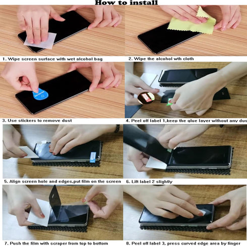 (1 SET 2 PCS) Privacy Screen Protector Designed for Galaxy Z Fold 3, 1PCS Outside(Front) +1PCS Inner Anti-Spy Soft Anti-peeping Film (Matte Anti-s...