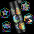 Holographic stars Stickers Glitter Silver Transparent Waterproof Decoration Sticker for DIY Scrapbooking Supplies crafts Phone Case Water Bottles ...