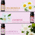 SALKING Floral Essential Oils Set, Premium Pure and Natural Essential?Oils, Fragrance Oil Scented Oils for Oil Diffusers 6 x 10 ML - Lavender, Ros...