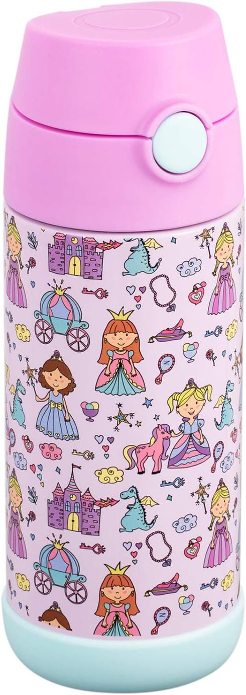 Snug Insulated Kids Water Bottle with Straw & Spout – Double-Wall Stainless Steel, Leakproof, Easy-Flip Lid – For School, Travel, Toddlers & Big K...