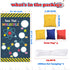 Science Toss Games Banner Backdrop Chemistry Toss that Molecule Theme Decor Decorations for School Science Laboratory Lab Science Classroom Boy Gi...