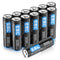 EBL 12 Pack 3000mAh 1.5V AA Lithium Batteries - High Performance Constant Volt Non-Rechargeable Batteries Lithium AA Batterry for Flashlight Solar...