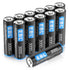 EBL 12 Pack 3000mAh 1.5V AA Lithium Batteries - High Performance Constant Volt Non-Rechargeable Batteries Lithium AA Batterry for Flashlight Solar...