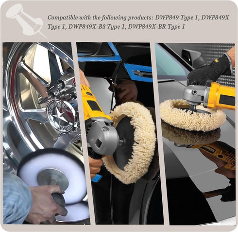 4 pcs N398321 Carbon Brush Replacement Kit for DEWALT DWP849X DWP849 N398327 N103592 N088403 - Power Tool Accessories for Enhanced Performance...