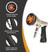 Garden Hose Nozzle, Zinc Alloy Hose Sprayer Nozzle with 9 Spray Patterns, High Pressure Water Hose Nozzle Heavy Duty Hand Sprayer, for Car Washing...