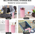Toothbrush Holders Travel, Detachable 3 in 1 Travel Toothbrush Case, Plastic Bathroom Countertop Organizer Compartment, Vanity Organizer Tray, Cou...