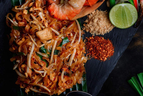Verve Culture Thai for Two - Organic Pad Thai Noodles with Pad Thai Sauce | Authentic Thai Cooking Kit | Gluten-Free, Vegan...