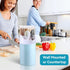 Kitchen Utensil Holder with Cover, 4 Compartment Wall-Mounted Countertop Plastic Silverware Holder Utensil Drying Rack for Cutlery, Chopstick, Spo...