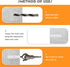 18 Pack Q-Hanger Light Hooks,Wall Cabinet Ceiling Hooks Screw Hooks for Outdoor String Lights, Wire, Plants,Wind Chimes, Holiday Party Decoration ...