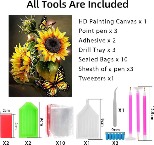 DKHDBD Diamond Painting Kits for Adults, 12x16 Inch DIY Paint by Numbers for Adults Beginner, DIY Full Drill Diamond Dots Paintings Picture Arts C...
