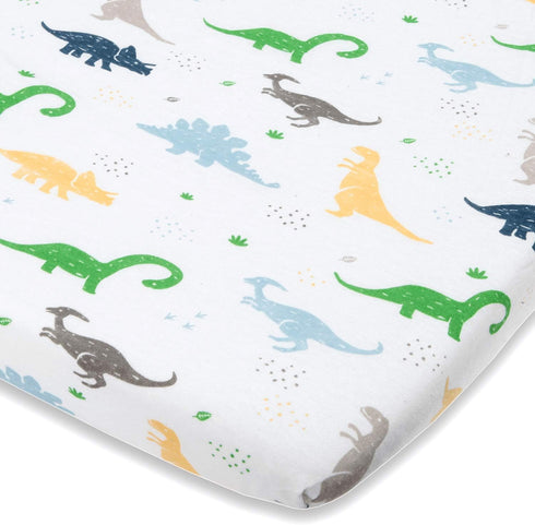 Joey + Joan Pack and Play Sheet Fitted – Compatible with 4moms Breeze Plus Playard & Breeze Go Playard – Fits Up to 30 x 43 Inch Mattress Without ...