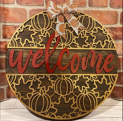 Fall Stencils Thanksgiving Stencil for Painting Autumn Hello Pumpkin Happy Harvest Templates for Painting on Wood Wall Fabric...