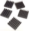 Easycargo 10pcs 19mm Heatsink Kit + pre Applied 3M 8810 Thermal Conductive Adhesive Tape, Cooler heatsink for Cooling GPU Raspberry Pi 4 PS5 SSD M...