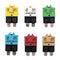 E39 Manual Low-Profile Resettable ATC/ATO Blade Fuse - 5A 10A 15A 20A 25A 30A for Car Trucks Marine Boat RV Solar and More 12V 24V (6PCS Mixed)...