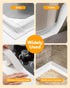 Kakoka Toilet Caulk Strip (10.5 Feet), Waterproof White Caulk Tape for Toilet, PVC Self Adhesive Toilet Tape Tub Caulking Strip...