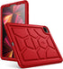 Poetic TurtleSkin Heavy Duty Case Designed for iPad Pro 11 Inch / 4th & 3rd Gen, Kids Friendly Silicone Cover Case, Red...