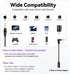 3.5mm Computer Headset with Microphone, Cell Phone Headset with Microphone Noise Cancelling for iPhone Samsung PC Business Skype Softphone Call Ce...