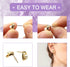 TOAOB About 1400pcs Rubber Earring Backs Replacements Clear Plastic Silicone Secure Ear Nut Stoppers for Fish Hook Earring Posts Studs...