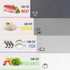 Fotouzy Plastic Cutting Board Flexible Mats With Food Icons, Set of 4, BPA-Free, Non-Porous, Upgrade 100% Anti-skid back and Dishwasher Safe, Mode...