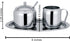 Cuisinox Stainless Steel Cream and Sugar Set, 5-Piece...