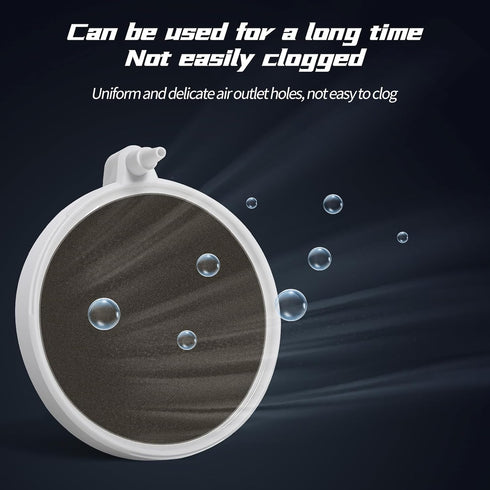 UPETTOOLS Aquarium Air Stone Fish Bubbler, Fish Tank Nano Airstone, Ultra-High Dissolved Oxygen Diffuser Bubbler, 3.2 Inch Oxygen Aerator Stone fo...
