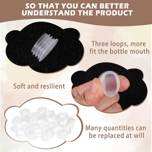 20 Pieces Salt and Pepper Shaker Stoppers (3/4 Inch 1/2 Inch) Plastic Salt Shaker Plug Replacement Clear Replacement Stopper Salt and Pepper Shake...