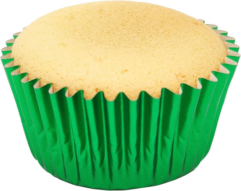 Standard Green Foil Cupcake Liners Muffin Baking Cups for Party and More, 100-Count...