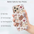 Aesthetic Butterfly Book Phone Case Compatible with iPhone 14 Pro, Vintage Brown Book Trendy Cool Girl Boy Case for iPhone 14 Pro, Silicone Shockp...