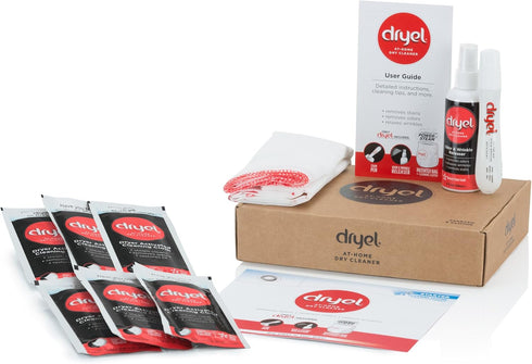 dryel At-Home Dry Cleaner Starter Kit, Gentle Laundry Care for Special Fabrics and Dry-Clean-Only Clothes, 6 Loads...