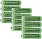 1.2V AAA 600mAh NI-MH Rechargeable Battery for Outdoor Solar Lights,Garden Lights, Remotes, Mice (Green 12 PCS)...