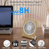 Desk Fans Small Quiet 5in 225° Rotatable Foldable&Rechargeable 3000mAh Battery Operated Strong Airflow Portable for Home/Office(Light Wood)...
