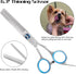 Premium Dog Grooming Scissors with Safety Round Tips, 3 in 1 Dog Grooming Scissors Kit, 4CR Stainless Steel Premium Pet Grooming Shears for Dog, S...