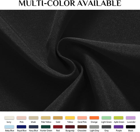 Softalker Round Tablecloth, Waterproof & Stain Resistant Table Cloth Wrinkle Free Fabric Washable 210GSM Polyester Table Cover for Dining/Party/Ou...