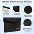 5200? Fireproof Document Bag,Waterproof Fireproof Bag with Heat Insulated,Fireproof Money Bag With Zipper Closure for Cash, Important Documents an...