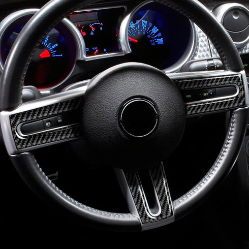 Car Sticker Decal Carbon Fiber Interior Trim for Ford Mustang GT Shelby 2005 2006 2007 2008 2009 S197 Accessories...