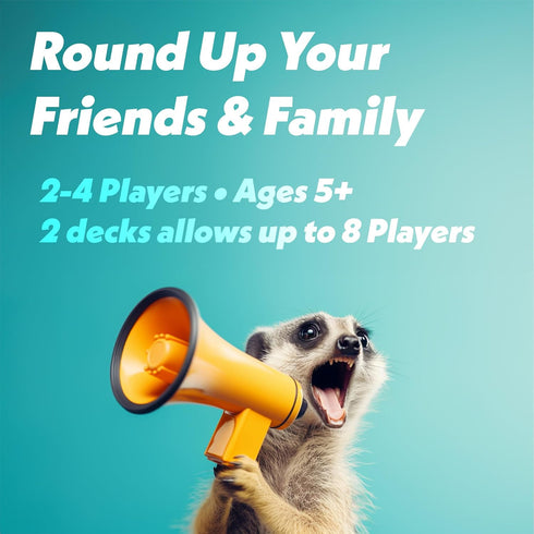 Fun Fast-Paced Game for Families - Funny Card Game for Adults, Teens, and Kids - Best Game for 2-4 Players...