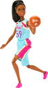 Barbie Careers Fashion Doll & Accessories, Made to Move Brunette Basketball Player Wearing Removable Uniform with Ball, 22 Bendable Joints...