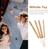 4Pcs Bamboo Slide Whistle Bird Whistle Kids Train Whistle Birdcall Flute Adults Playing Flute Birdcall Toys Musical Educational Toys Parent Child ...